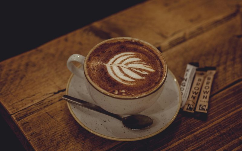 カフェのコーヒー